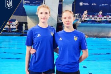 Ксенія Байло та Софія Виставкіна — бронзові призерки чемпіонату Європи з водних видів спорту в синхронних стрибках з 10-метрової вишки!